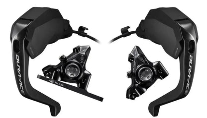 Shimano Dura-Ace TT/Triathlon ST-R9180 Shift Levers w/ BR-R9270 Disc Brake Calipers