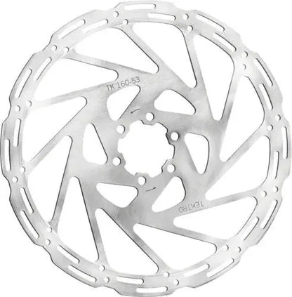 Tektro 6 Bolt Disc Brake Rotor (Anti - Vibration) - Stainless Steel 1.8mm Thickness
