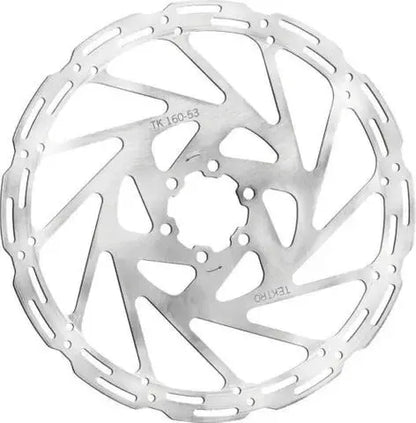 Tektro 6 Bolt Disc Brake Rotor (Anti - Vibration) - Stainless Steel 1.8mm Thickness