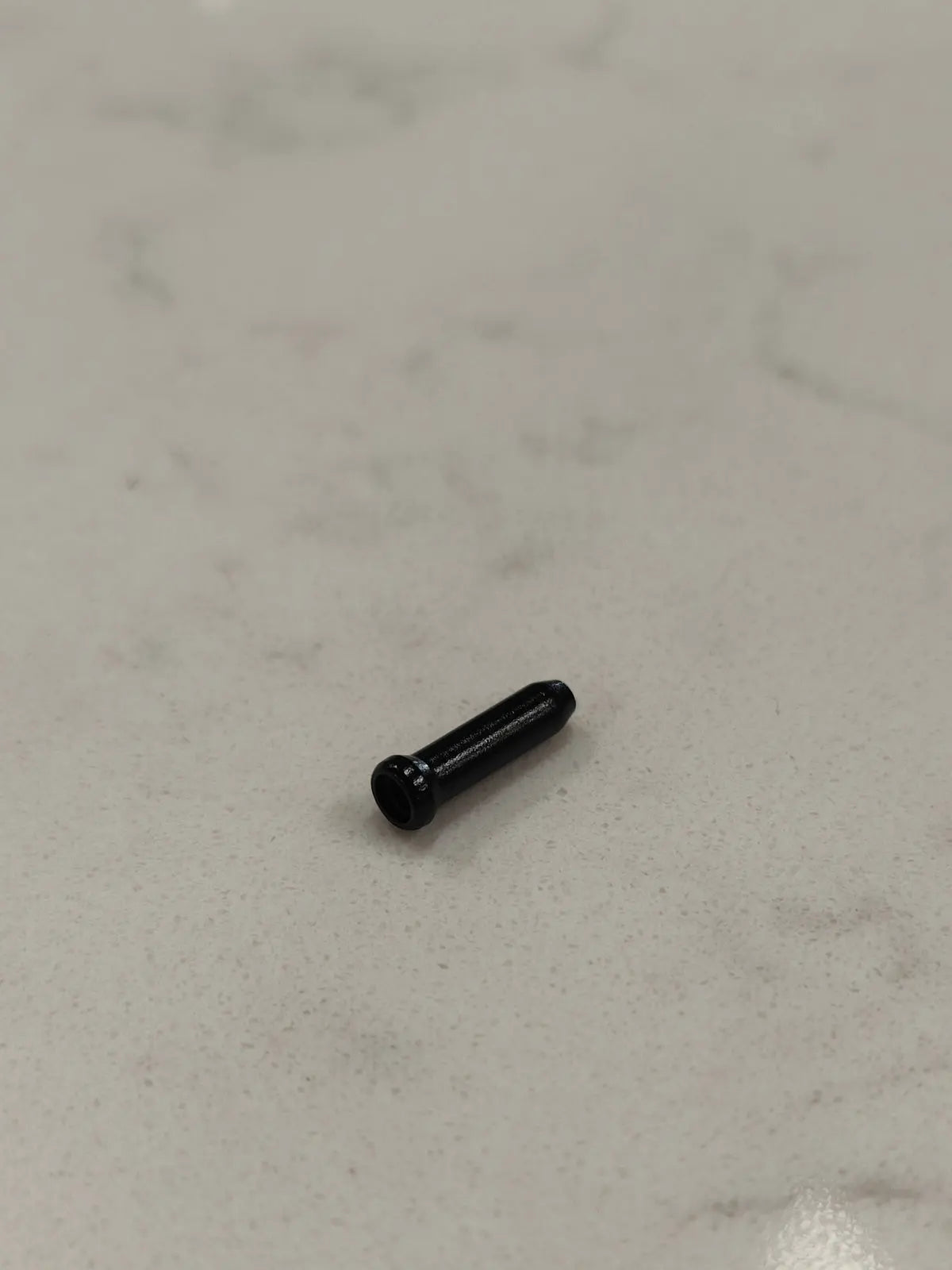 Black Alloy End Cap - Inner Wire End Cap, 2.3mm Inside Diameter - EACH