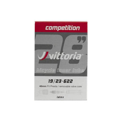 Vittoria Competition Latex Tube 700c Tube w French Valve 48mm w Removable Valve Core