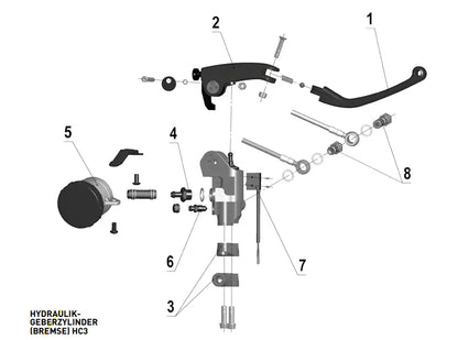 Magura Lever Blade HC3, 1-Finger Aluminum