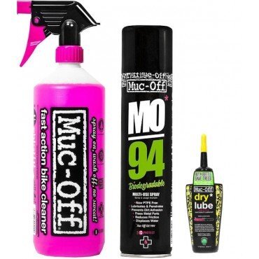Muc-Off Wash Protect & Dry Lube Kit