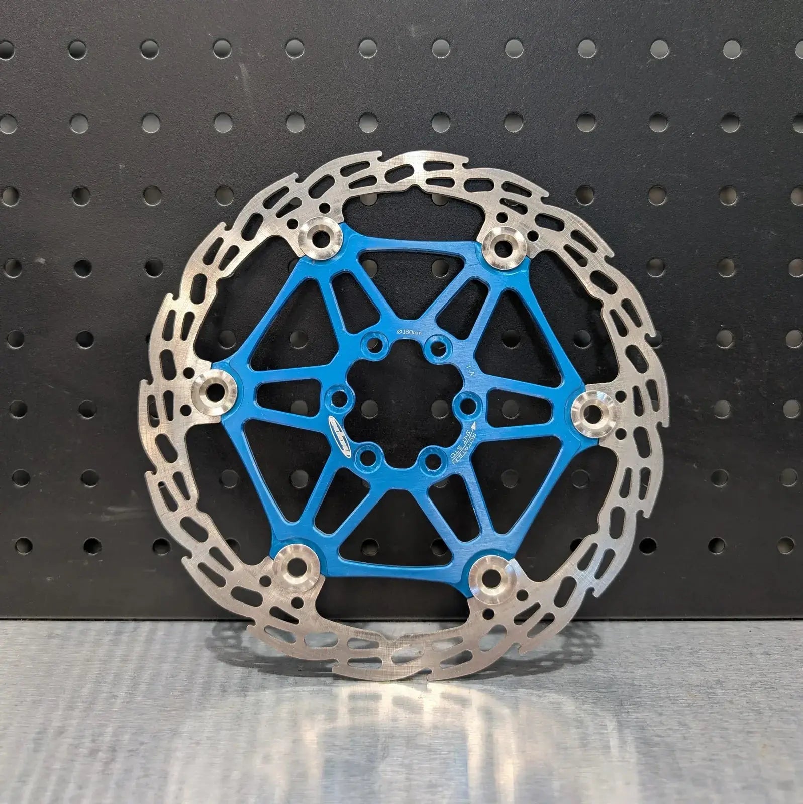 Hope Floating Rotor 180mm Blue - Second Spin