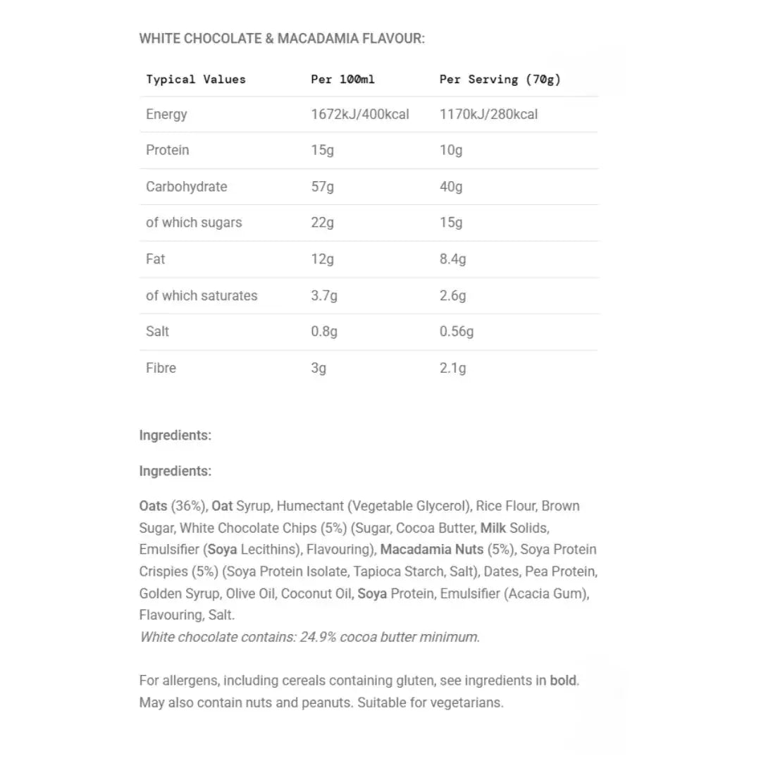 Science In Sports (SIS) Energy Oat Bar - 70g