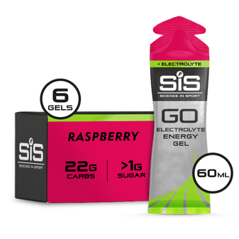 Science In Sport (SIS) GO Energy + Electrolyte Gel - 6 Pack [Flavour: Lemon & Mint]