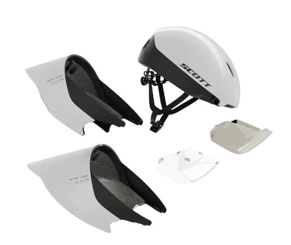 Scott Split MIPS CE Helmet [Size: M/L (58-61cm)] - Mineral White Scott