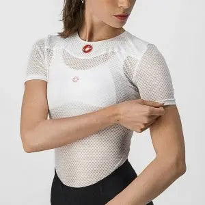 Castelli Pro Issue 2 Womens Short Sleeve White Base Layer Castelli