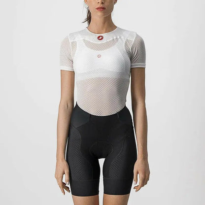 Castelli Pro Issue 2 Womens Short Sleeve White Base Layer Castelli