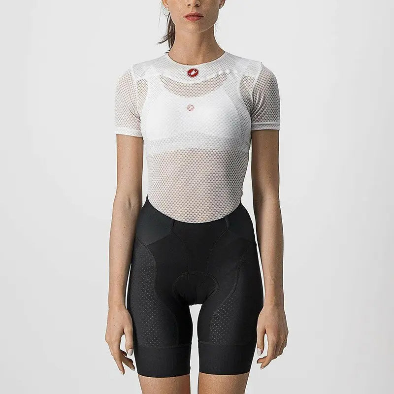 Castelli Pro Issue 2 Womens Short Sleeve White Base Layer Castelli
