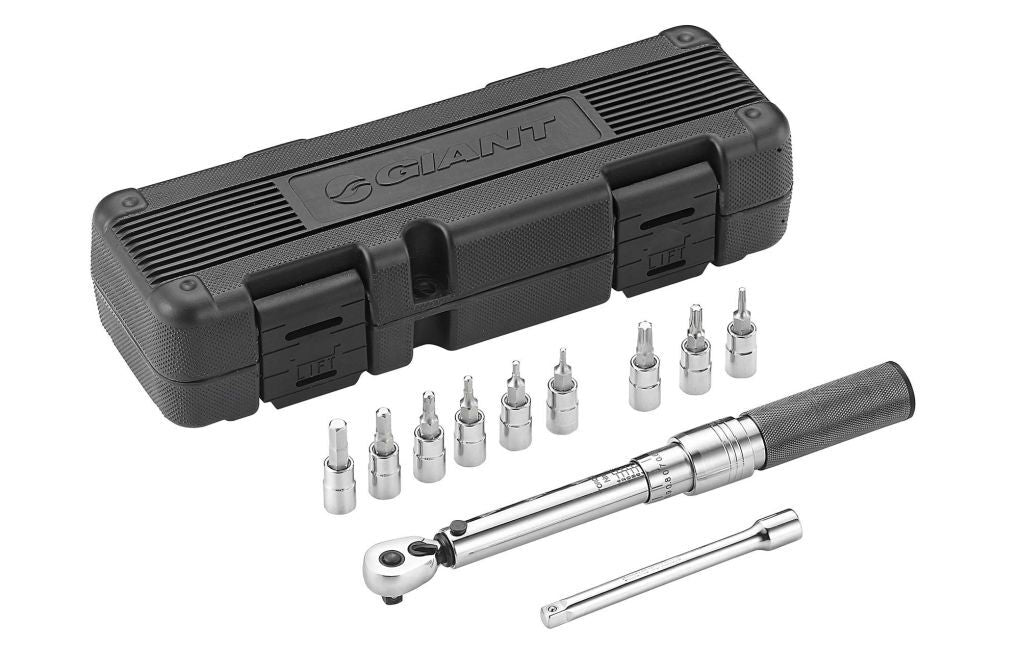 Giant Torque Wrench Set (2-15Nm) w Hex, Torx & Extension Bar