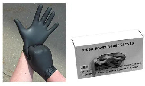 Workshop PPE Gloves Black Large 100 Pack