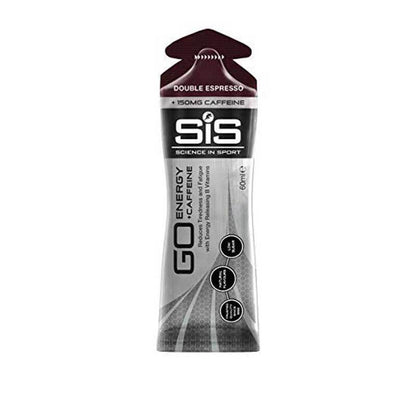 Science In Sport (SIS) GO Energy Gel+ Caffeine (6 x 60ml) [Flavour: Double Espresso]