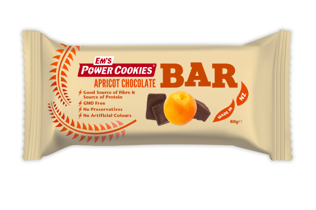 Em's Power Cookies - Energy Bar [Flavour: Apricot Chocolate] (80g)