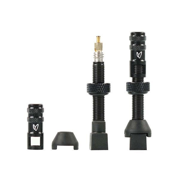 Effetto Mariposa Caffelatex Tubeless Valve Kit [Colour: Black] [Size: 100mm]