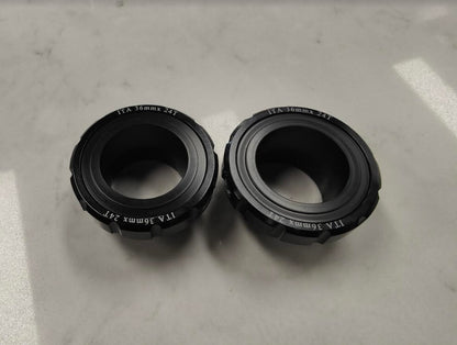 Tripeak Ceramic Specialist Bottom Bracket Italian to BB386 Steel Bearing Black
