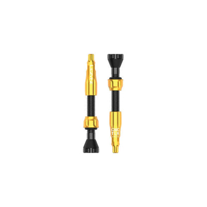 Lezyne CNC TLR (Tubeless) Valve Pair Set w Aluminium Stem Nut & Valve Wrench Cap Lezyne
