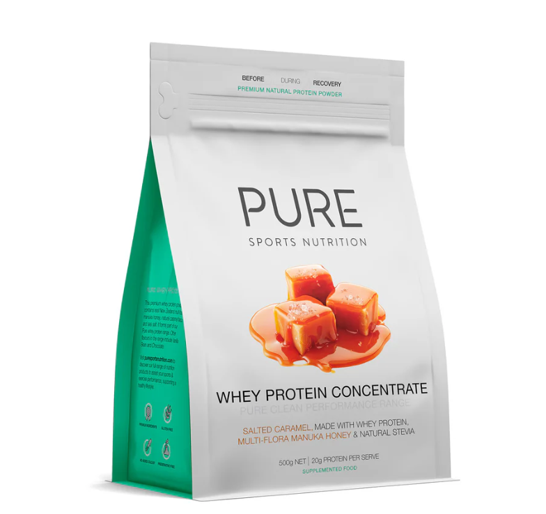 Pure Whey Protein Concentrate Powder 1kg [Flavour: Salted Caramel]