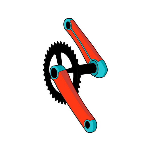 RideWrap Tailored Protection Crank Kit - Sram Red AXS 175mm - Gloss