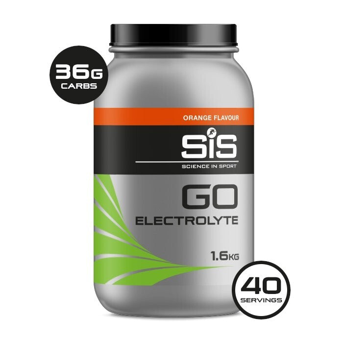 Science In Sports (SIS) Go Electrolyte Sports Fuel Powder [Flavour: Orange] [Size: 1.6kg]