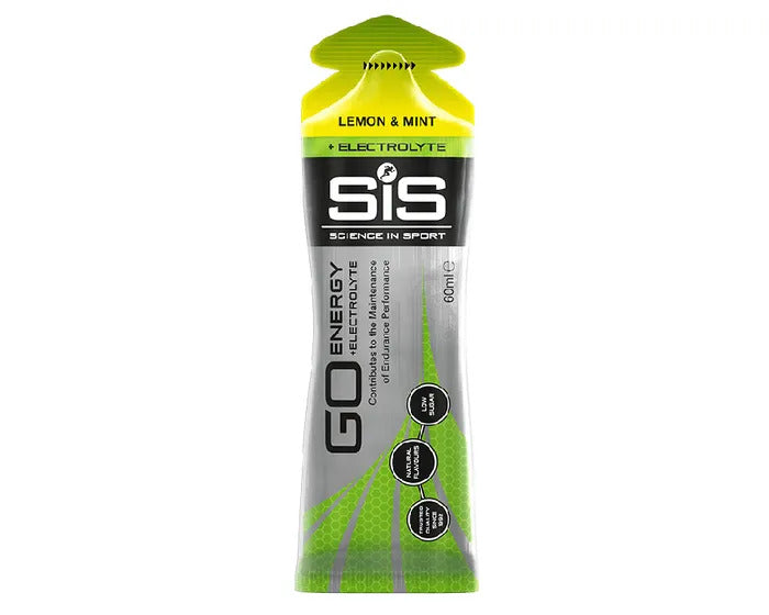 SIS GO Energy + Electrolyte Gel [Size: Single Gel (60ml)] [Flavour: Lemon & Mint]