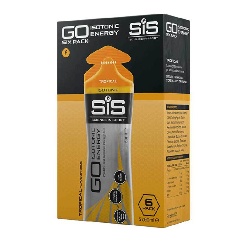 Science In Sport (SIS) GO Isotonic Energy Gel - 6 Pack [Flavour: Tropical]