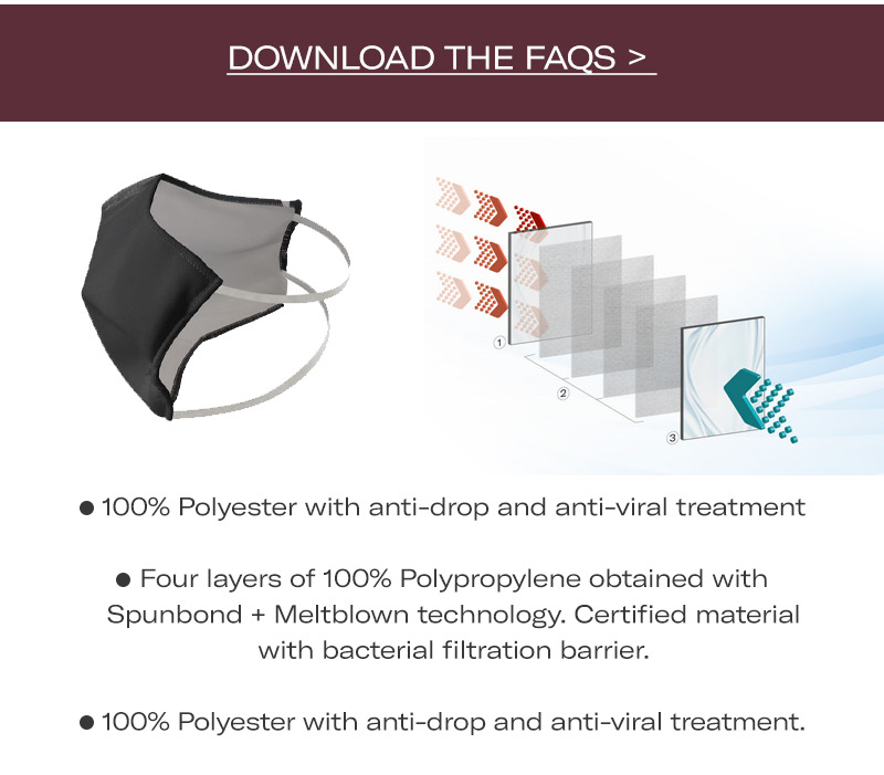 Santini SPCV02 Face Mask White - Washable/Reusable