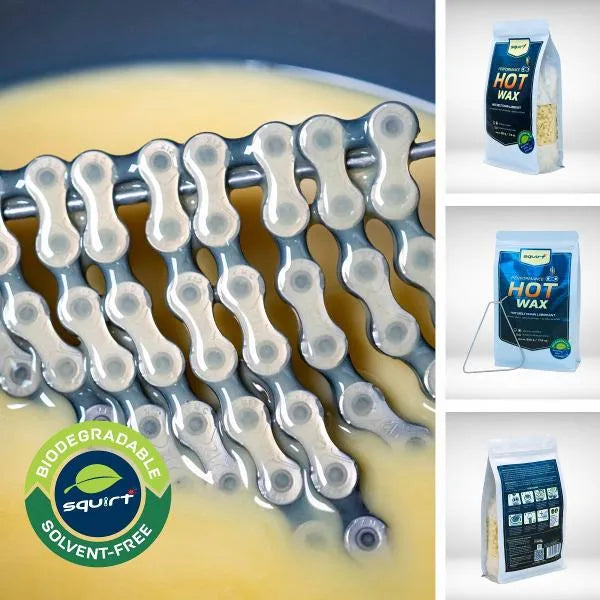 Squirt Performance Hot Wax  PFAS-Free Biodegradable Chain Wax