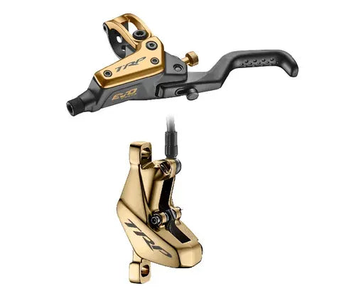 TRP DHR EVO PRO Front Disc Brake - Black/Gold - 1900mm Right Hand/Front