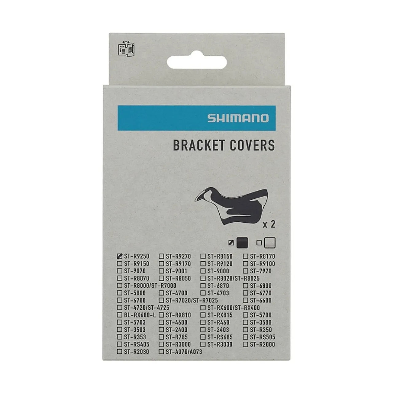 Shimano Rim Brake Dura-Ace/Ultegra ST-R9250 Bracket Covers/Hoods (1 Pair)