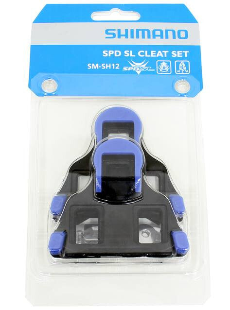 Shimano SM-SH12 SPD-SL Cleat Set Front Center Pivot - Blue