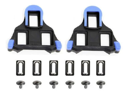Shimano SM-SH12 SPD-SL Cleat Set Front Center Pivot - Blue