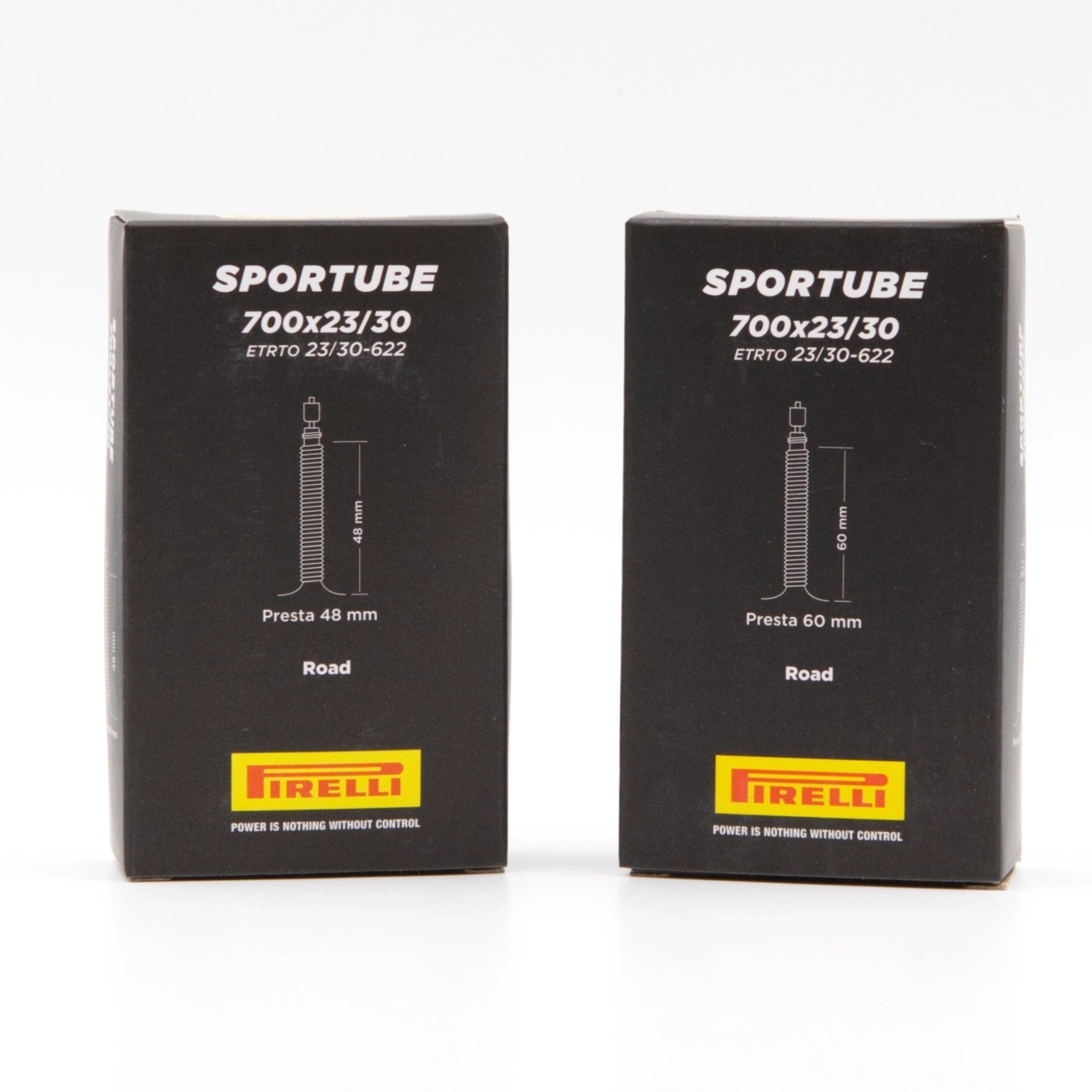 Pirelli SporTUBE Road Bike Tube w Presta Valve (Threaded)
