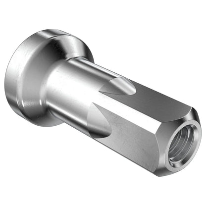 DT Swiss Pro Lock Brass Hidden Internal Nipple 2.0 x 12mm Silver - Each